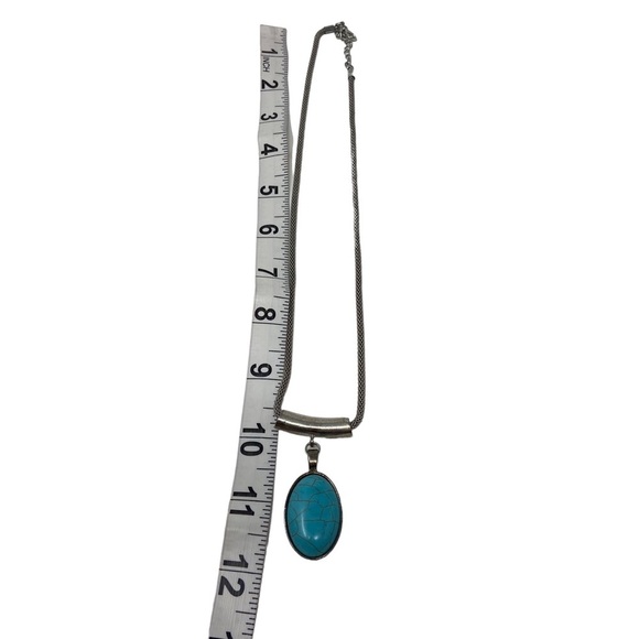 Turquoise Necklace, Ring, and Earrings Set - Picture 3 of 8